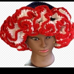 Ruffled hat